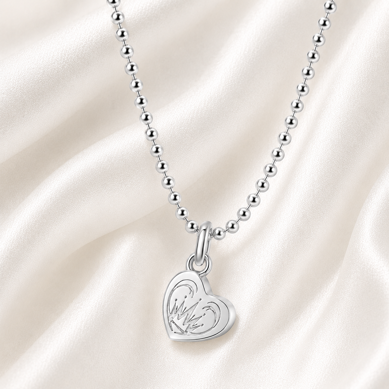 AnLu Little Halskette - 925 Silber, rhodiniert